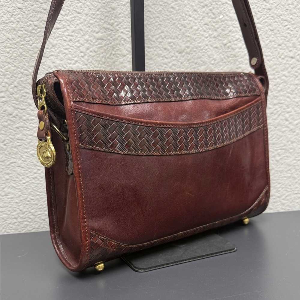 Vintage Brahmin Tucson Rich Brown Shoulder bag unlined